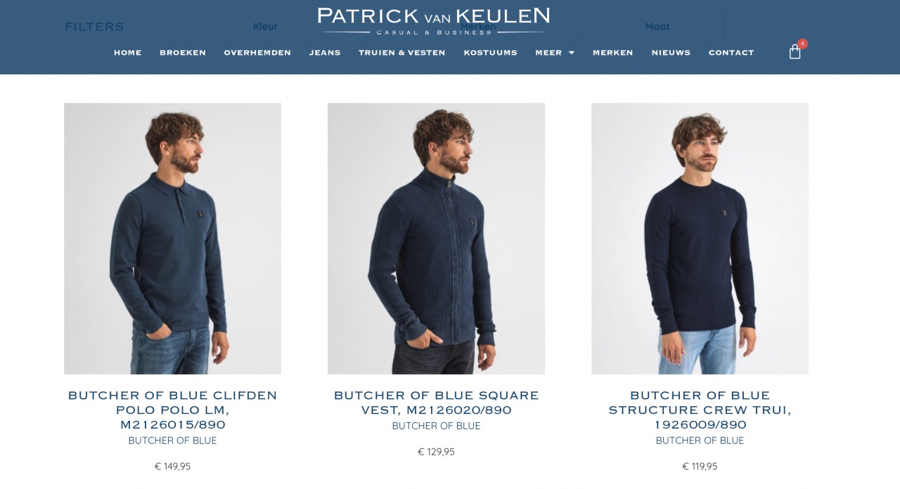 Nieuw! De webshop van Patrick van Keulen