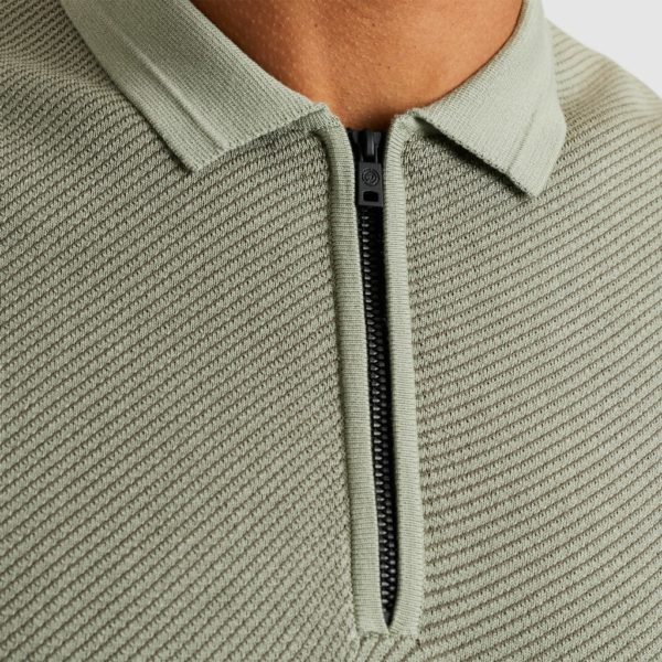 CAST IRON POLO, KNITTED REGULAR FIT COTTON MODAL - Afbeelding 4